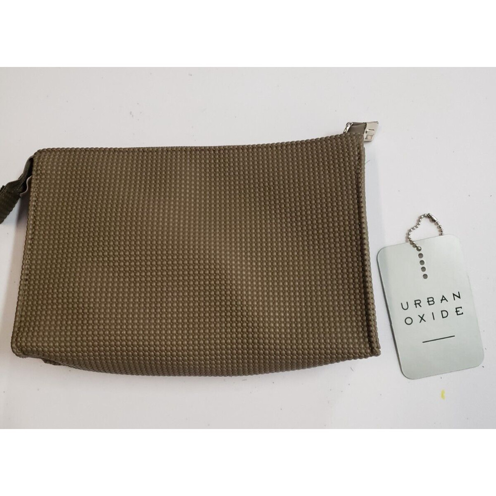 Urban Oxide Pouch Womens One Size Brown Zipper Travel Organizer Handbag NWT